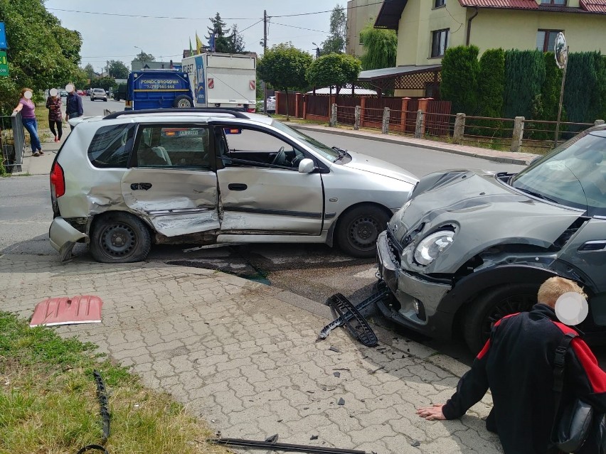 Myślenice. Niespokojnie na ulicach. We wtorek i w środę strażacy musieli wyjeżdżać do kolizji