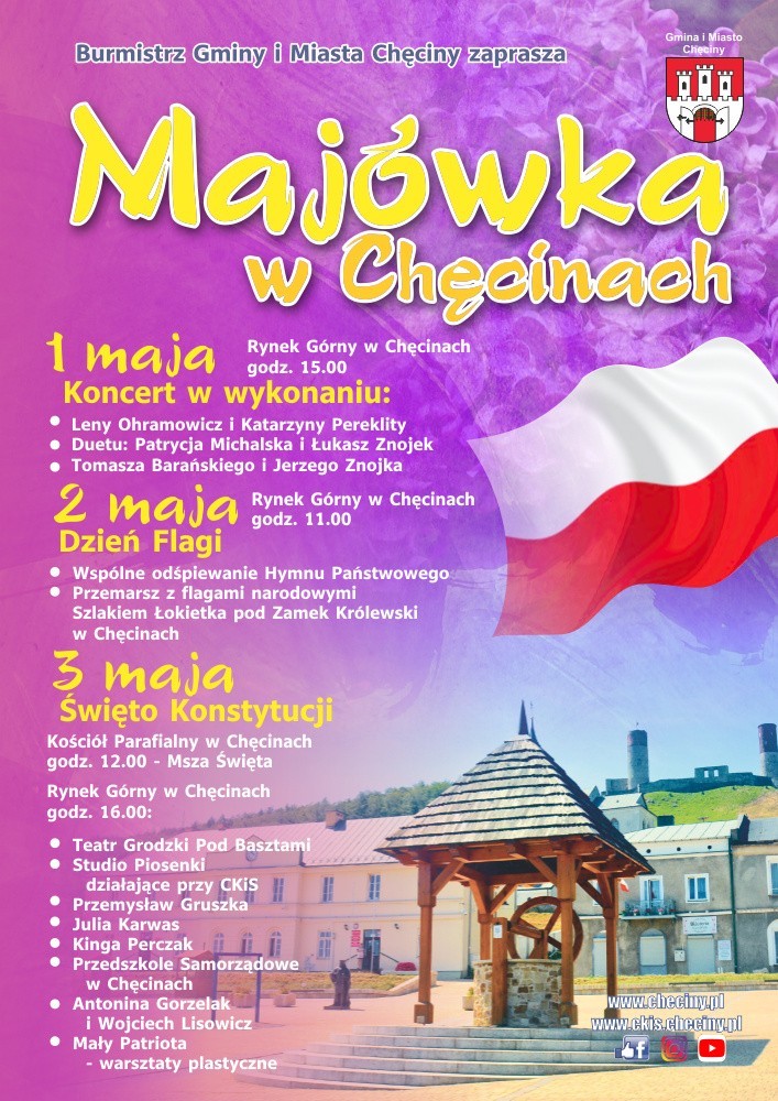 Majówka w Chęcinach. Szykuje się wspaniały weekend na Zamku Królewskim w Chęcinach, będzie też rajd rowerowy