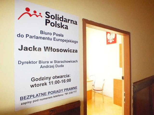 Biuro posła Jacka Włosowicza mieści się w budynku Starachowickiej Spółdzielni Mieszkaniowej