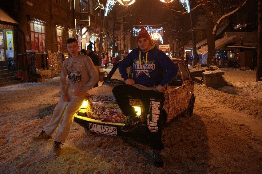 Zakopane. Poznajcie najbardziej zakręconych turystów tej zimy [ZDJĘCIA, WIDEO]