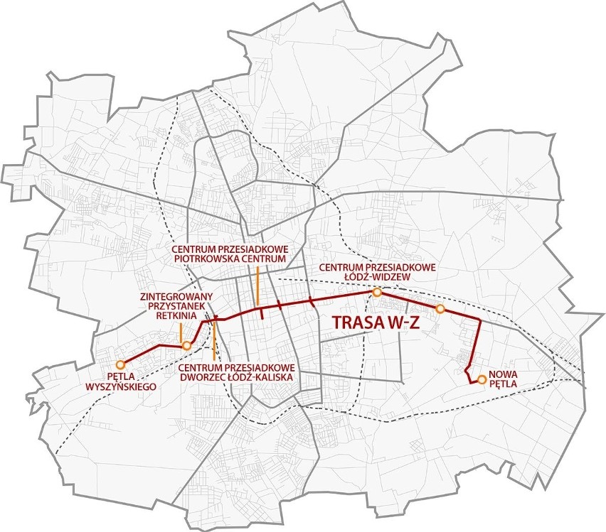 Tak będzie wyglądała trasa W-Z [mapa, wizualizacja, film]