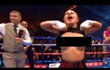 Polska bokserka Danielka pokonana przez Brytyjkę Daniellę, która tuż po walce na ringu odsłoniła piersi. WIDEO trafiło do sieci