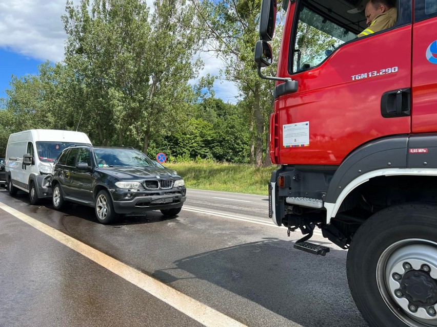 Marianowo. Wypadek na DK61. Zderzyły się cztery auta