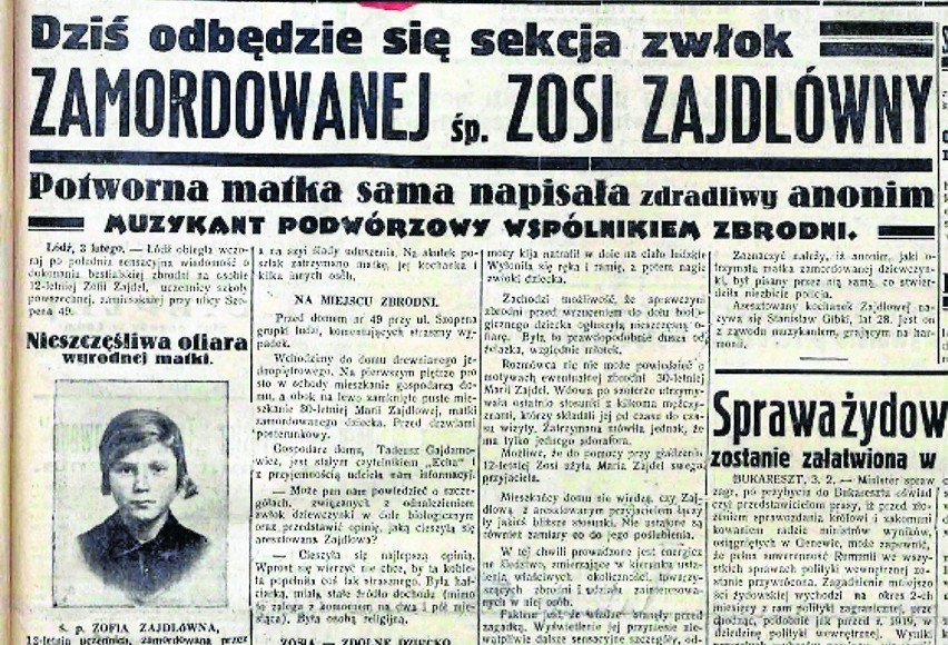 Maria Zajdlowa zabiła swoją córkę, Zosię, bo nie mogła ułożyć sobie życia