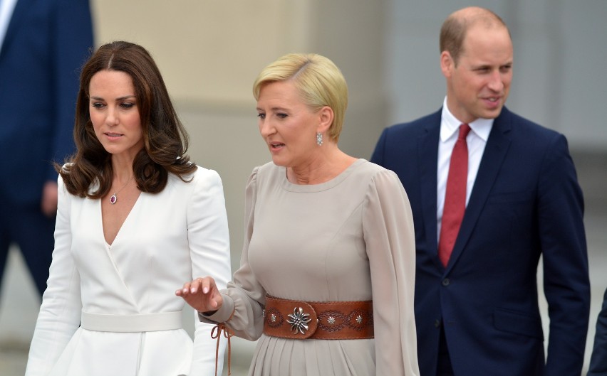 Książę William i Kate Middleton w Warszawie [ZDJĘCIA] Spotkanie z parą prezydencką i warszawiakami