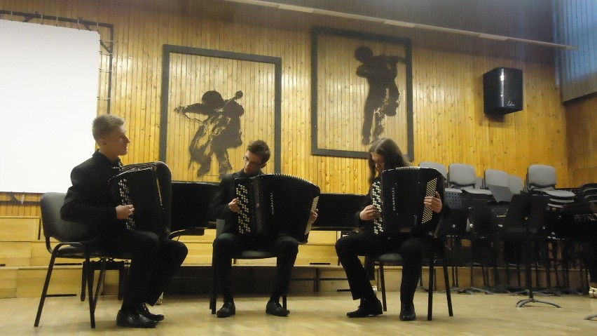 Trio akordeonowe w składzie: Karol Jabłoński, Szymon...