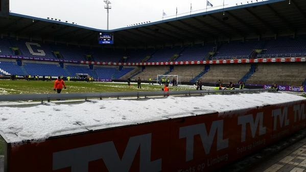 Mecz Genk z Ostendą nie odbył się z powodu śnieżycy