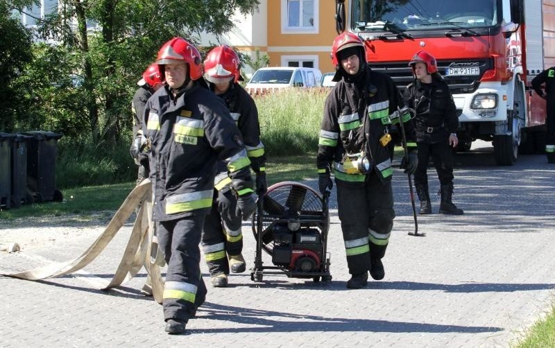 Pożar na Strachocinie. Przy ul. Zagrodniczej zapaliła się...