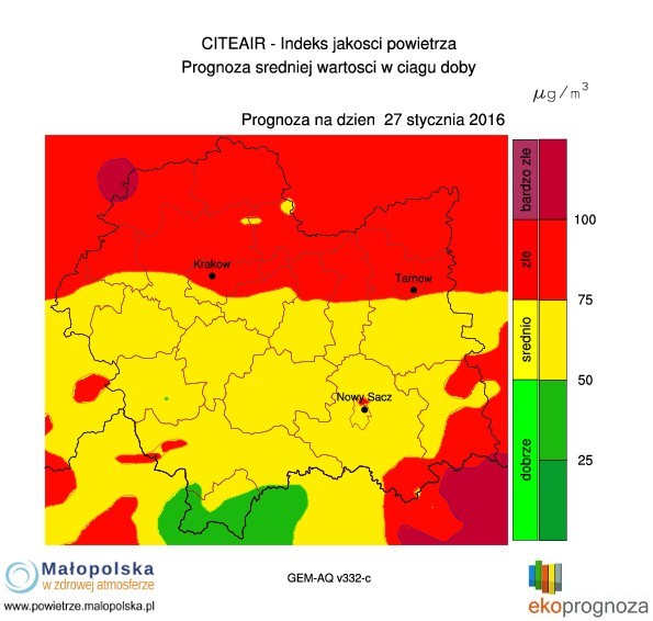 Weekendowy atak wielkiego smogu 