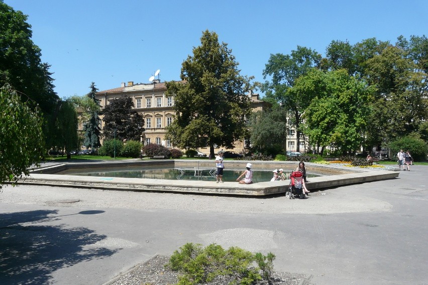 Nie działa fontanna na placu Litewskim