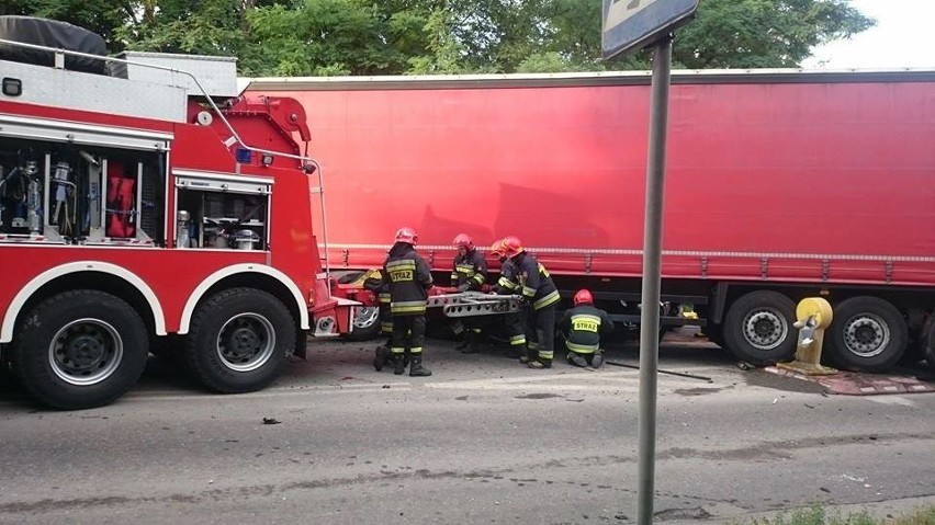 Wypadek w Dąbrowie Górniczej