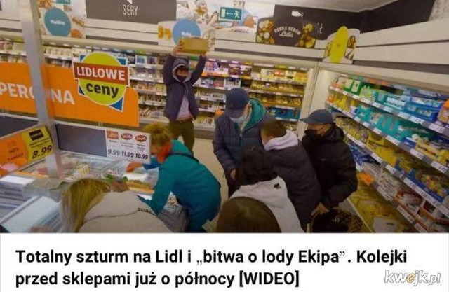 Bitwa o Lody Ekipa w Lidlu. Zobacz memy o Lodach Ekipy Friza