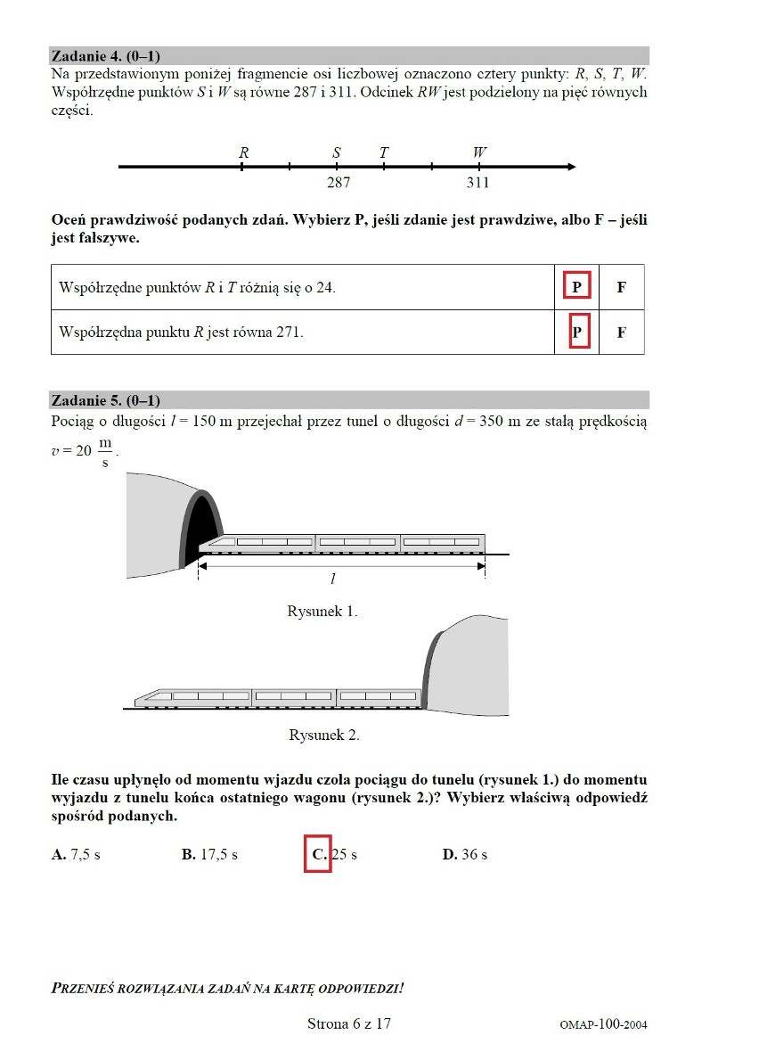 Egzamin ósmoklasisty 2020 MATEMATYKA. ODPOWIEDZI I ARKUSZE...