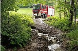 Burze i ulewy w województwie śląskim. Częstochowscy strażacy nadal walczą ze skutkami ulew. Podtopieia także na Podbeskidziu