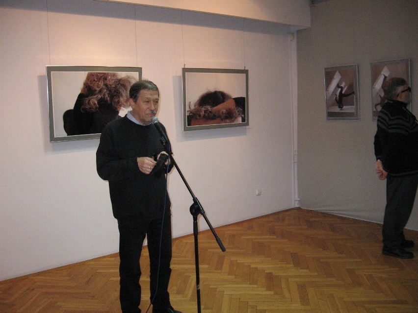 O wystawie mówił jej kurator, Stanisławs Zbigniew Kamieński.