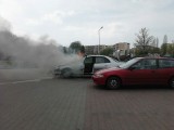 Znowu płonął samochód w Słupsku