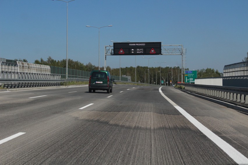 Poprzednie frezowanie na DTŚ w Gliwicach Skanska wykonała we...