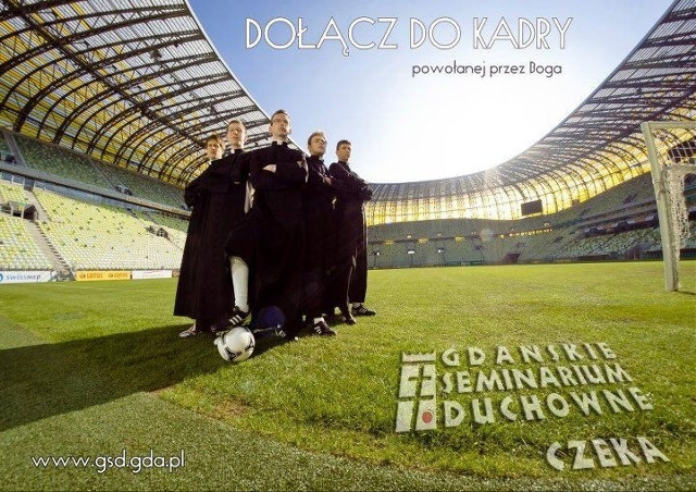 Dołącz do kadry powołanej przez Boga, czyli oryginalna reklama gdańskiego seminarium