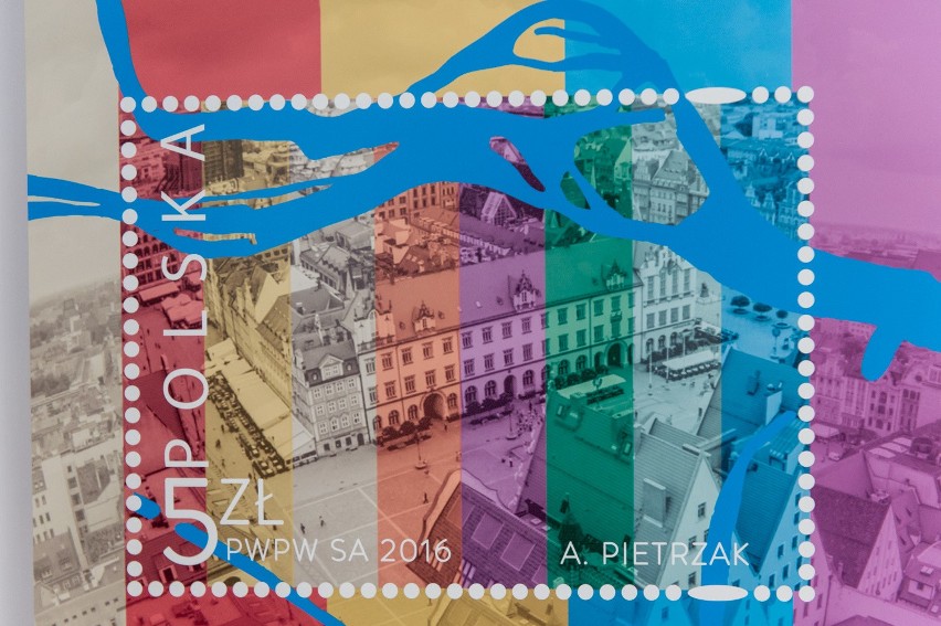 Kartka lub list ze znaczkiem Europejskiej Stolicy Kultury Wrocław 2016
