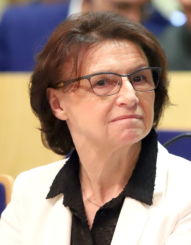 Anna Rabiega, dyrektor Publicznego Gimnazjum nr 23 w Łodzi
