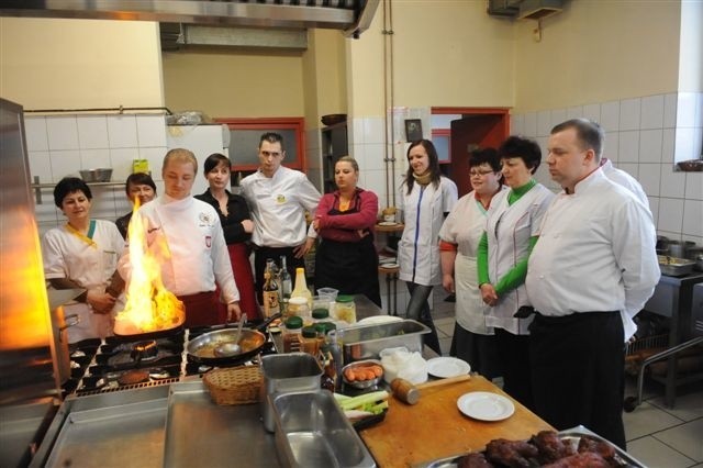 Uczestnicy kursu dla kucharzy. (fot. Pawel Stauffer)