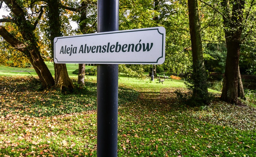 Aleja Alvenslebenów, przedwojennych właścicieli majątku