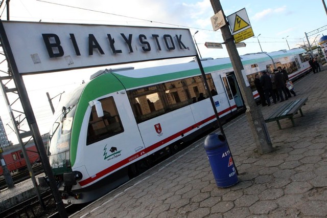 Białostocką kolej miejską miałyby obsługiwać szynobusy.