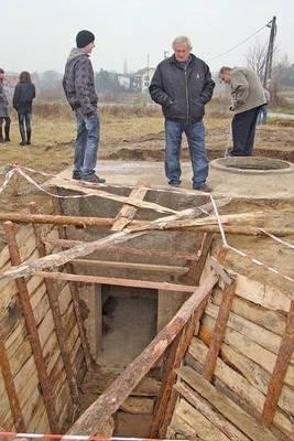 Budowa linii umocnień w rejonie Proszowic trwała trzy miesiące Fot. Aleksander Gąciarz