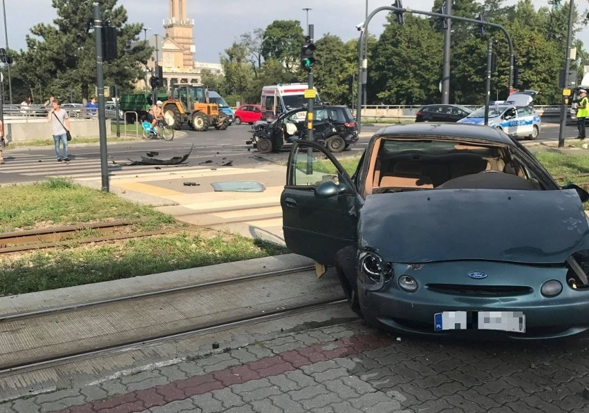 Dwie osoby ranne na skrzyżowaniu ul. Żeromskiego i al. Mickiewicza. To 41 wypadek w tym miejscu!