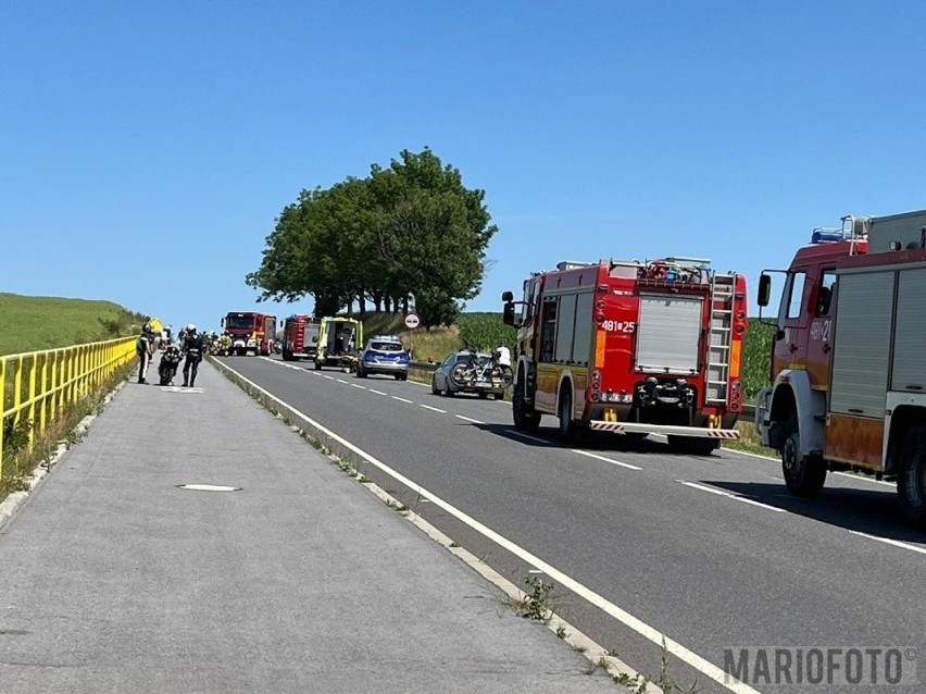 Jedna osoba nie żyje w wypadku, do którego doszło w sobotę 18 czerwca w Dobroszowicach pomiędzy Białą a Prudnikiem 
