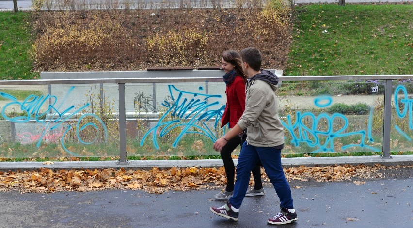 Do niedawna szklane barierki nad Kanałem Bydgoskim też były...