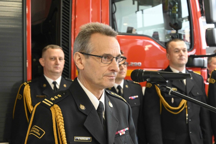 Andrzej Rafalski, zastępca komendanta straży pożarnej w Świeciu przeszedł na emeryturę. Zobacz zdjęcia i wideo