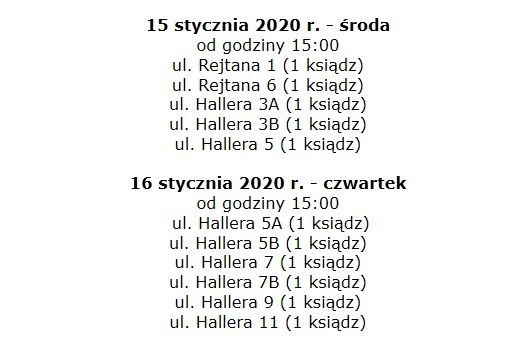 Ostrołęka. Kolęda w parafii Św. Antoniego 13 – 20.01.2020. Kiedy do waszych drzwi zapuka ksiądz? 