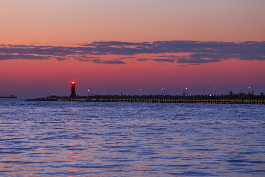 Pastelowy zachód słońca nad morzem. Takie kolory tylko w Trójmieście! Zdjęcia