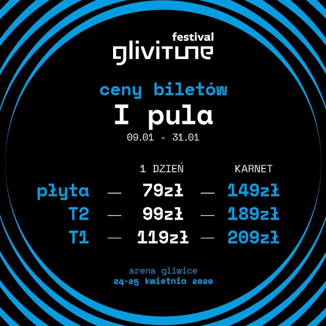 Glivitune Festival odbędzie się 24 i 25 kwietnia. Pierwsza pula biletów dostępna jest do 31 stycznia.