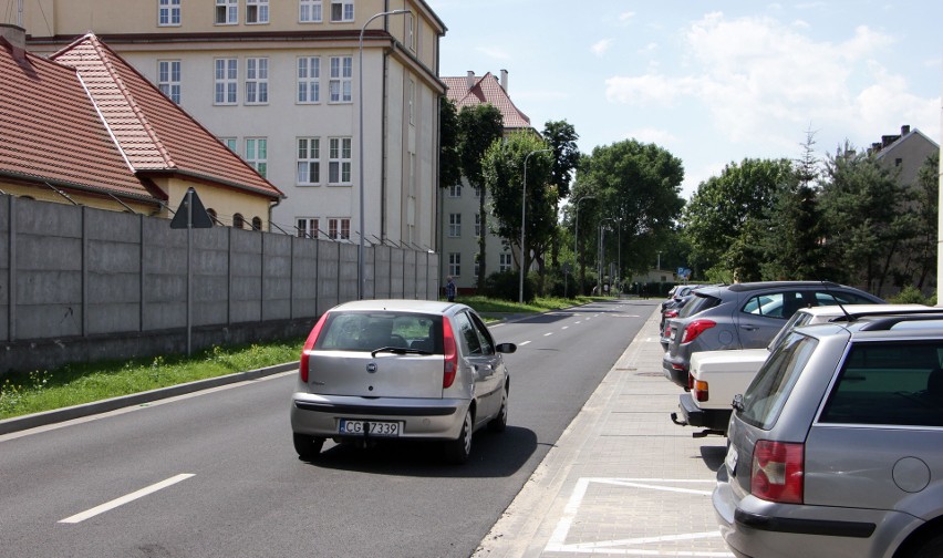 Ulica Zaciszna w Grudziądzu po remoncie.  Zobaczcie jak wygląda