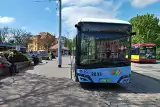 Po Wrocławiu jeździ niebieski autobus! Jest elektryczny i zmieści się w wąskich uliczkach. Można nim bezpłatnie podróżować