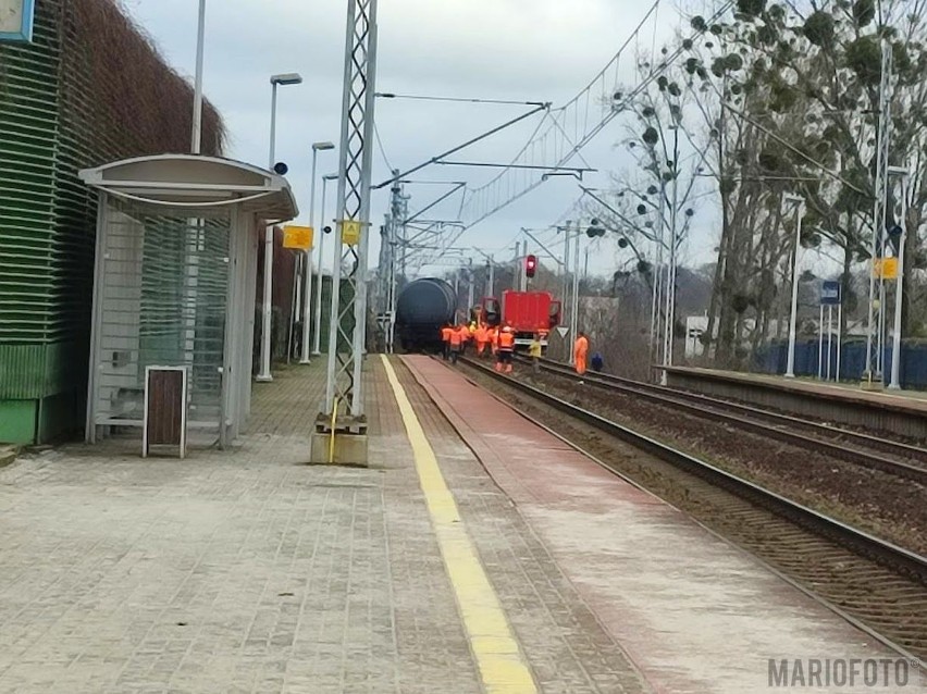 Wypadek kolejowy w Opolu.