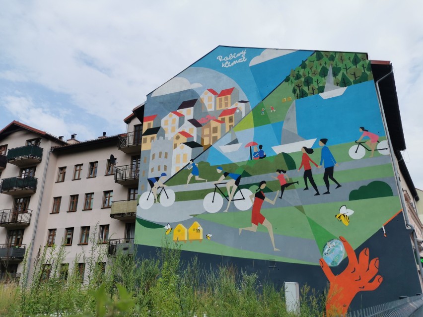 Ekologiczny mural w Chrzanowie