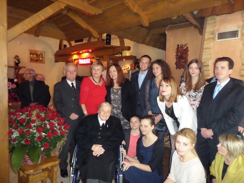 Helena Pastuszko świętowała razem ze swoją rodziną