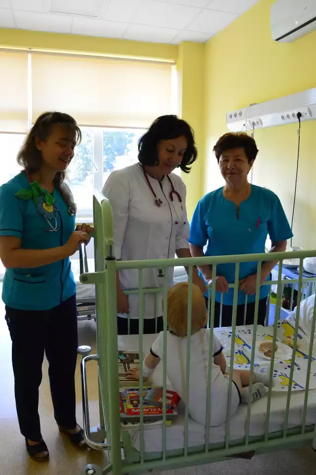 Na oddziale dziecięcym na etacie pracuje czterech pediatrów. To trzy lekarki z tej czwórki: (od lewej) Róża Borecka, Ewa Murzyn i Halina Firek, ordynator
