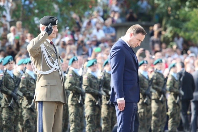 Prezydent Andrzej Duda na obchodach 35. rocznicy Porozumień...