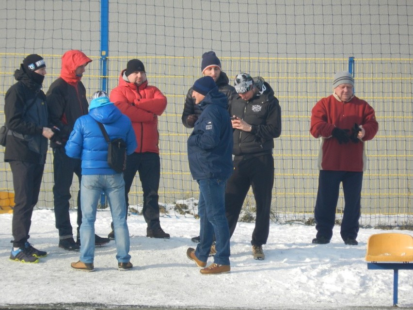 Kibice na sparingu GKS Tychy - BKS Stal Bielsko-Biała