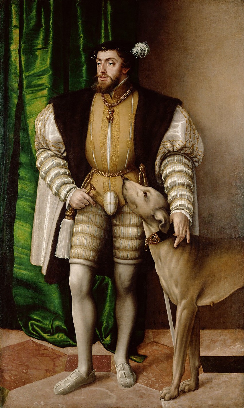 Cesarz Karol V (1500-1558). Jemu i jego synowi, Filipowi II,...