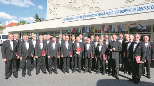 Szczeciński chór w pełnym składzie podczas tegorocznego majowego festiwalu w Białymstoku. Gratulujemy 2. miejsca