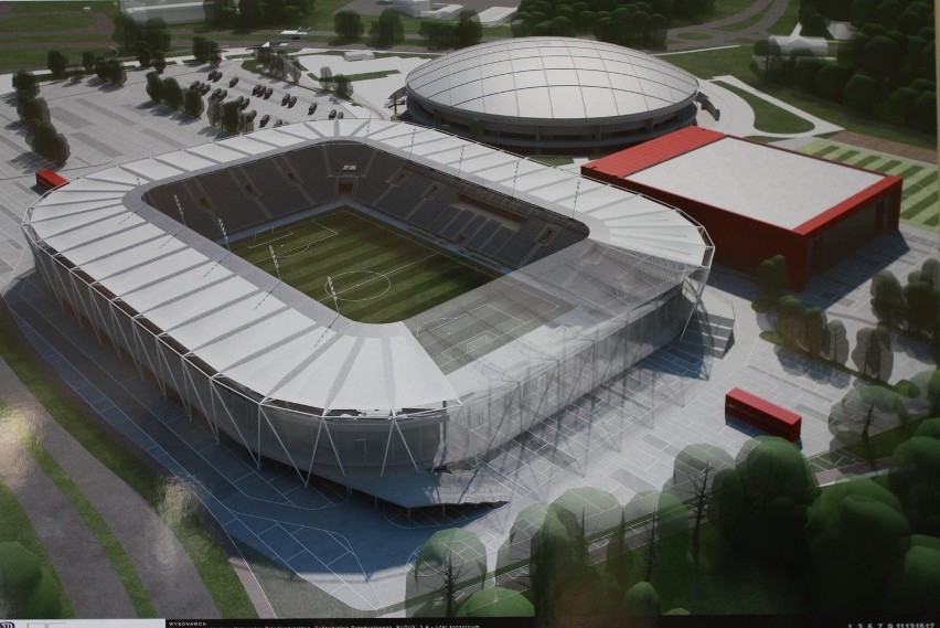 Tak miałby wyglądać stadion ŁKS Łódź z dobudowanymi...