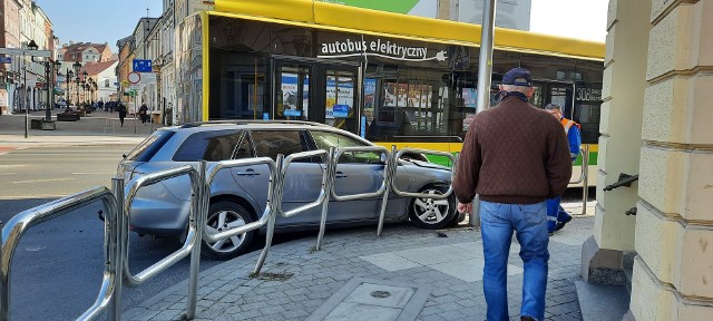 Do wypadku doszło na skrzyżowaniu ulic Kupieckiej i Westerplatte