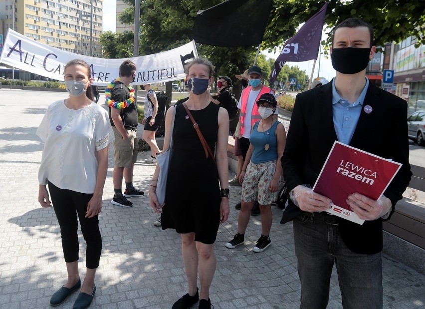 "Nie damy się wymazać". Działacze "Razem" chcą aby pod Trasą Zamkową powstał mural