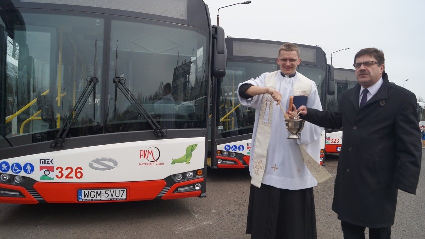 Jastrzębie: Nowe autobusy poświęcone. 1 kwietnia ruszą w...