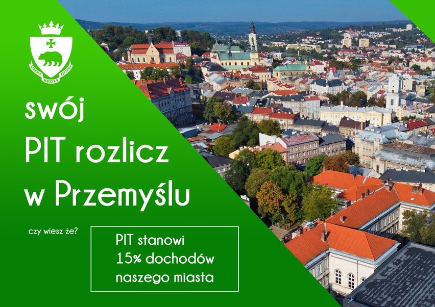 Władze Przemyśla zachęcają do rozliczania podatku PIT w tym...